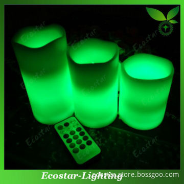 Nontoxic Reomot Contolled LED Wax Candles for Christmas Decoration